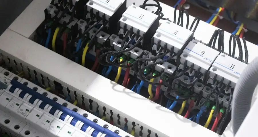 Verdrahteter Schaltschrank