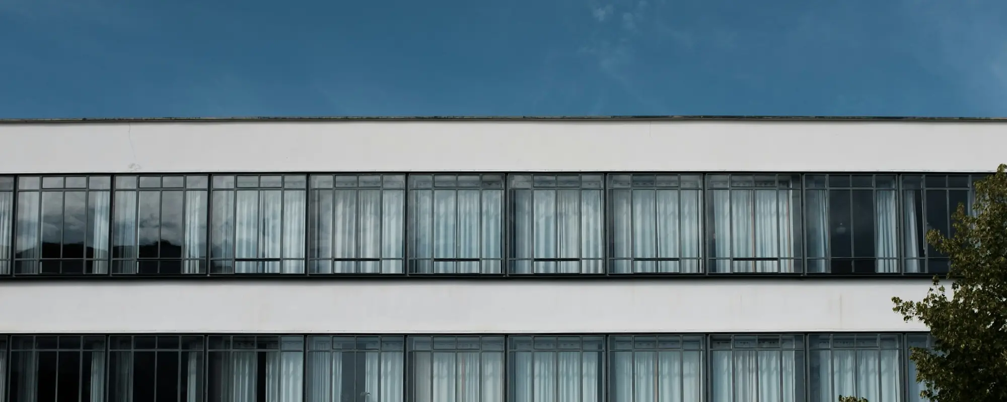 Fensterbänder des Bauhausgebäudes in Dessau